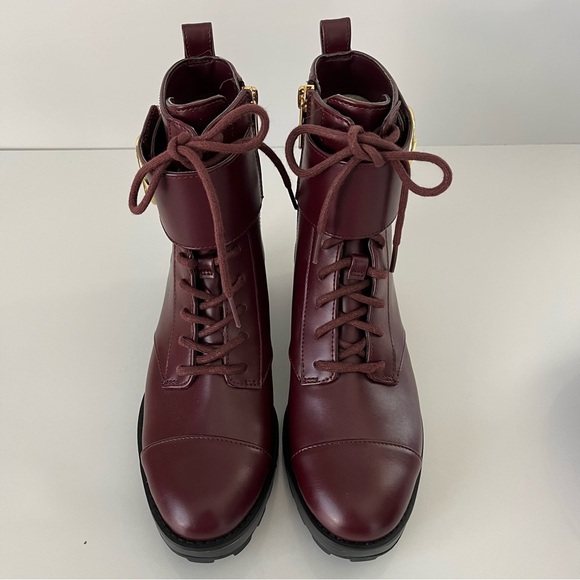 Michael Kors Burgundy Ankle Boots - Picture 5 of 12